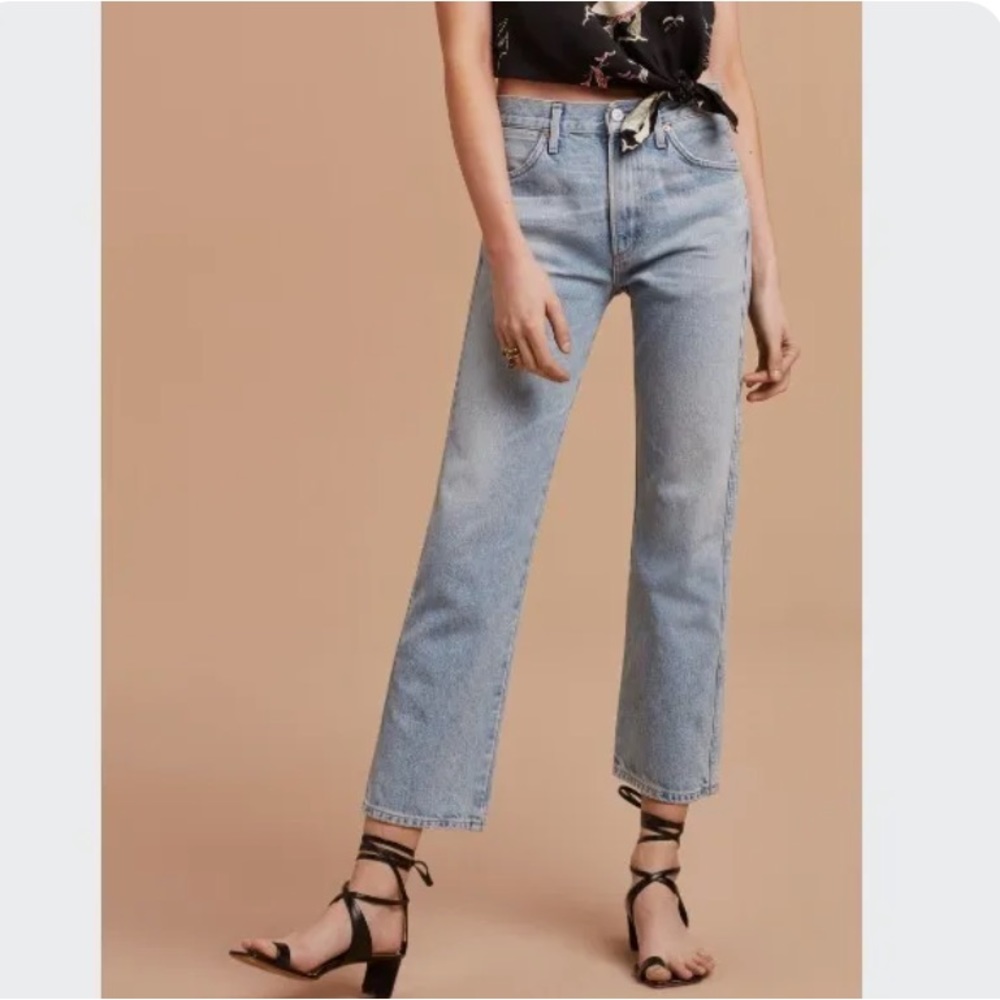 Wilfred / Citizens of Humanity Blue  Liv Straight Crop Jeans ( 26 )